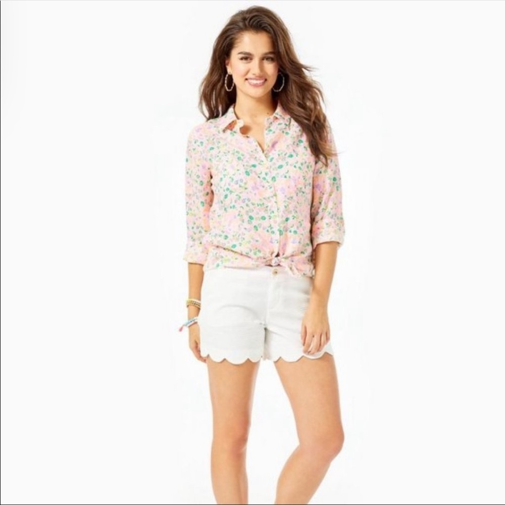 NWT Lilly Pulitzer Sea View Button Down